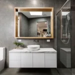 Couleurs neutres et propreté : Tendances de design pour les salles de bains minimalistes